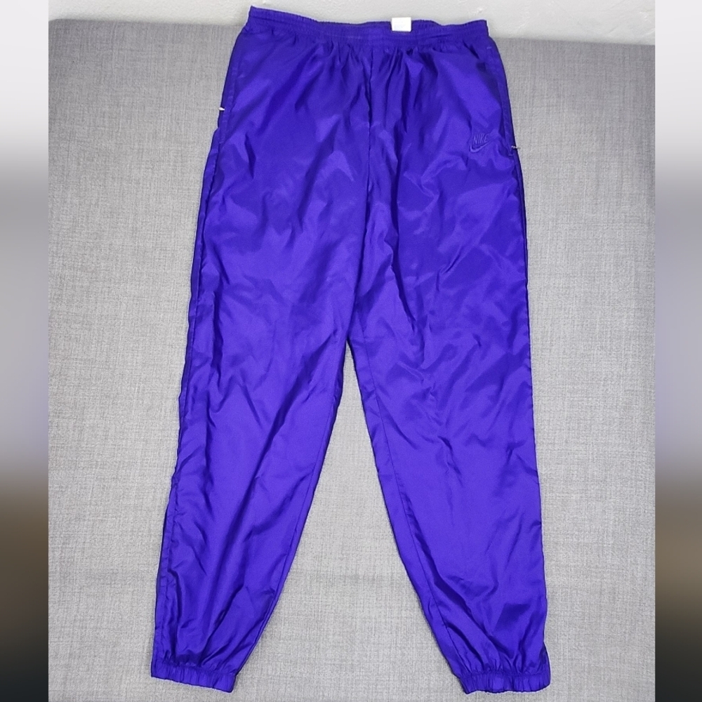 Vintage Nike Nylon Warm Up Sweat Pants. Large - Picture 1 of 11